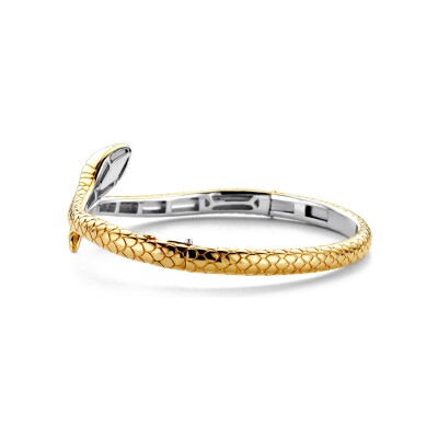 Bracelet jonc Ti Sento en argent doré, forme animale