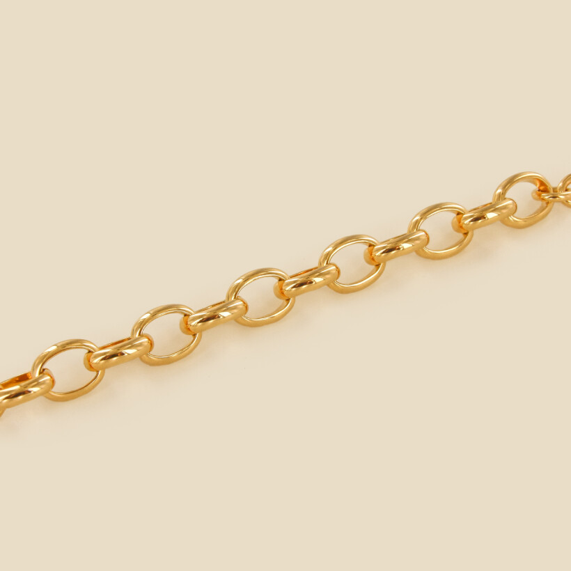 Le bracelet plaqué or Romane