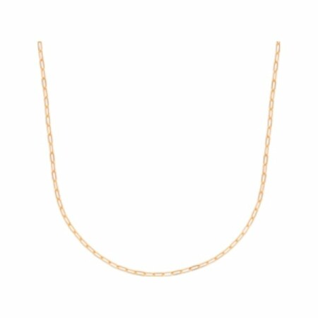 Collier en plaqué or, taille 45