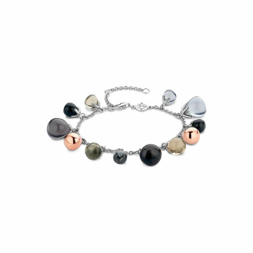 Bracelet Ti Sento en argent, multi boutons de fleur