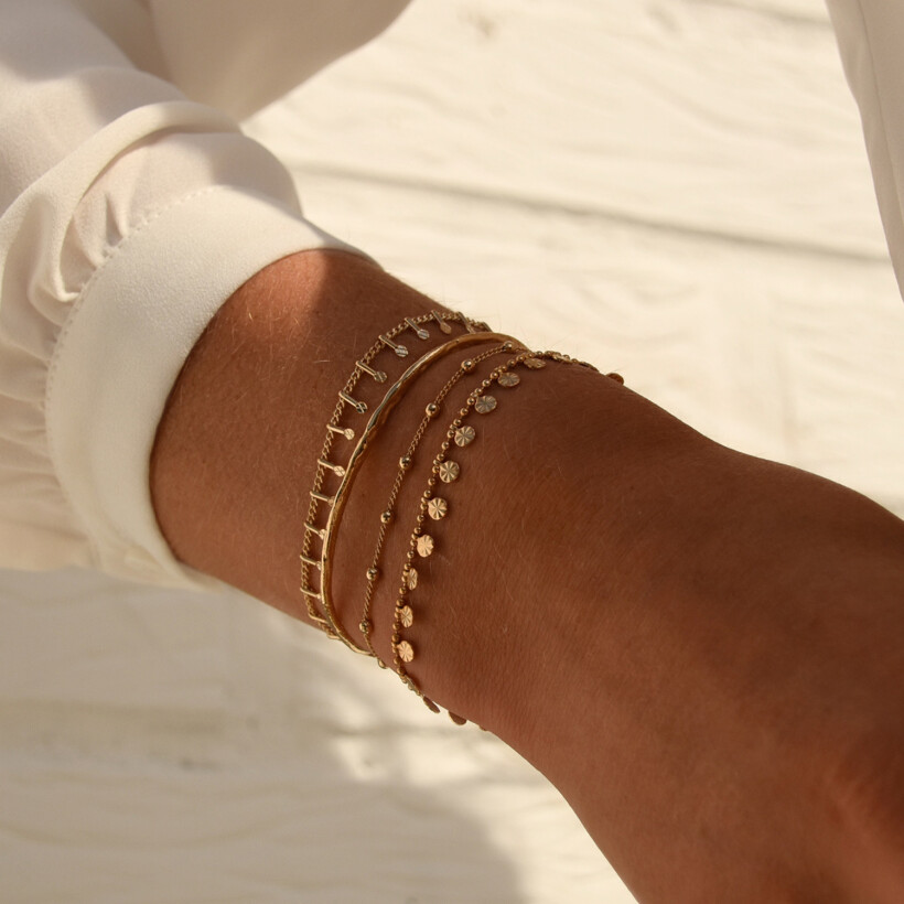 Le bracelet plaqué or Youna