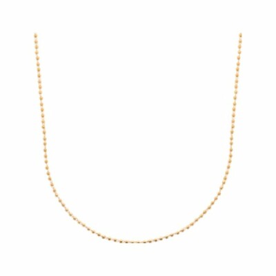 Collier en plaqué or, 42cm