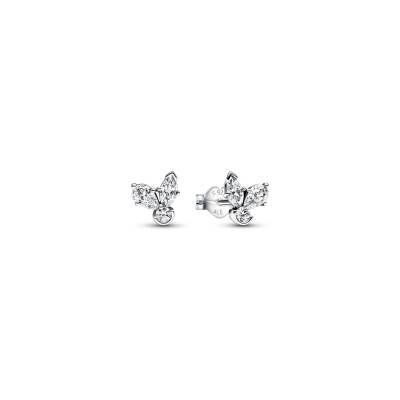 Boucles d'oreilles Pandora Timeless Herbier Scintillant en argent 