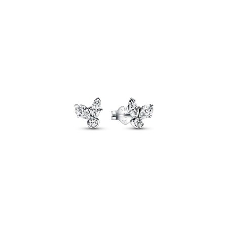 Boucles d'oreilles Pandora Timeless Herbier Scintillant en argent 