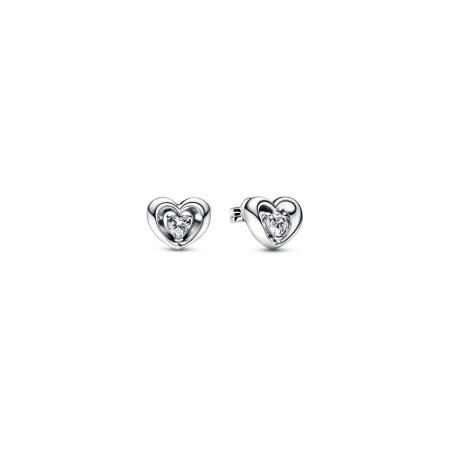 Clous d'oreilles Pandora en argent