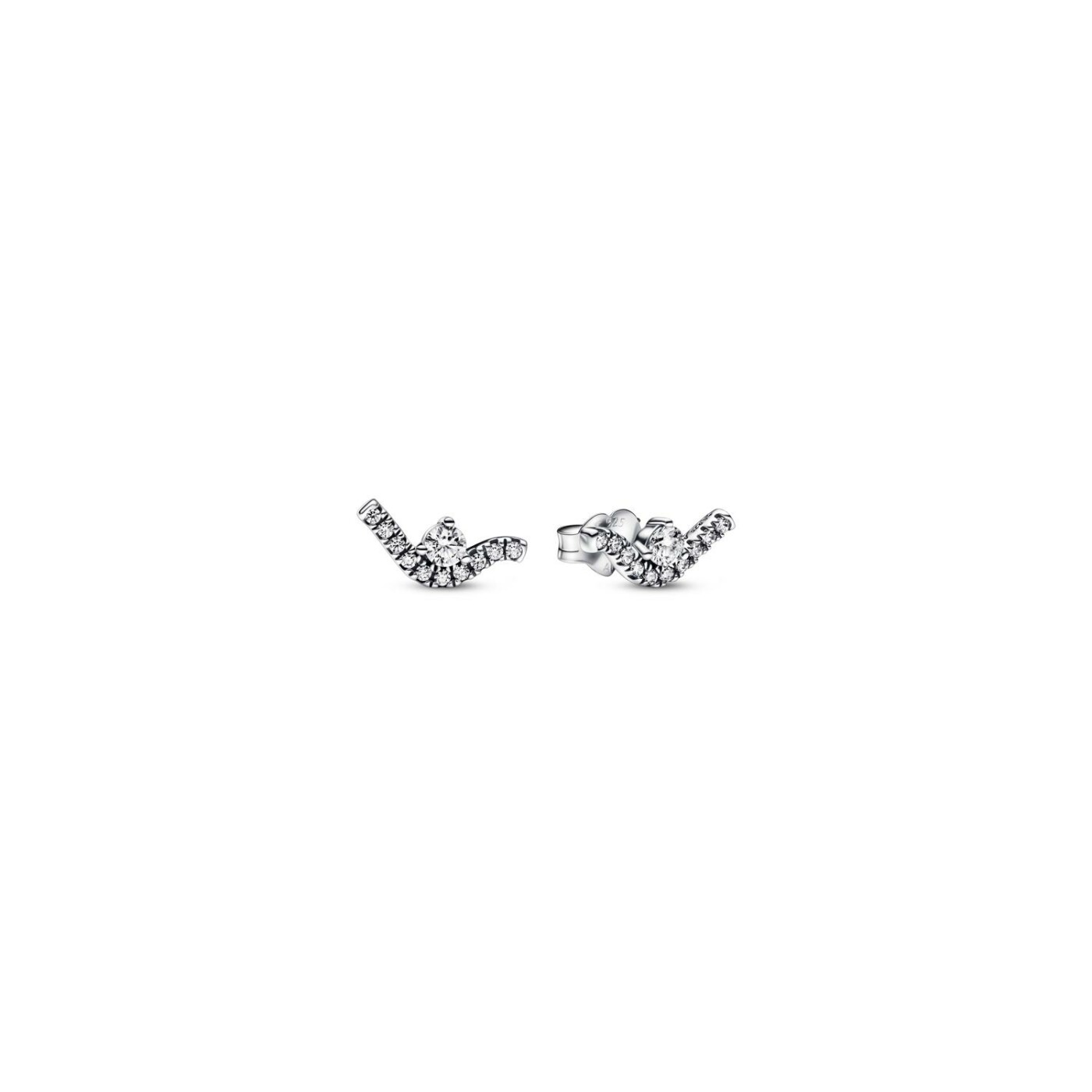 Clous d'oreilles Pandora en argent