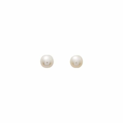 Boucles d'oreilles clous en or, 5mm