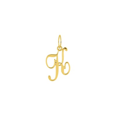 Pendentif initiale lettre K en or jaune
