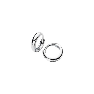 Boucles d'oreilles Pandora Huggie Rondes en argent