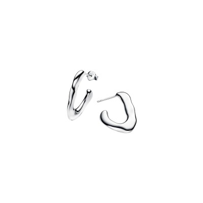 Boucles d'oreilles Pandora Ouvertes V Organique en argent