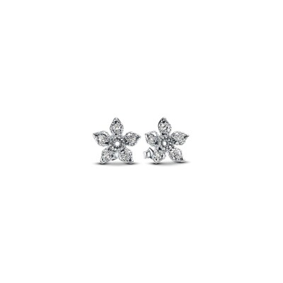 Boucles d'oreilles Stranger Things X Pandora Démogorgon en argent et oxydes de zirconium