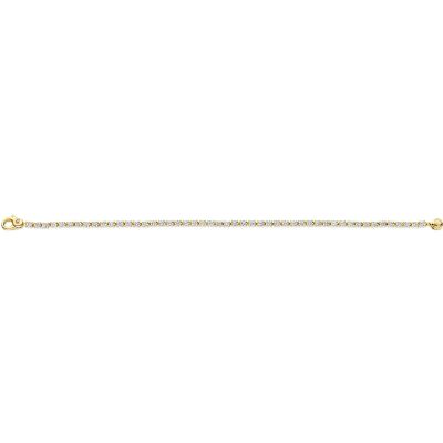 Bracelet Ti Sento en argent doré et oxyde de zirconium