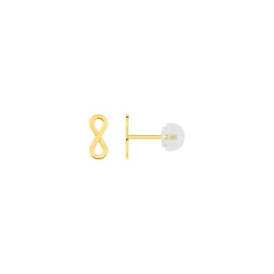 Clous d'oreilles en or jaune