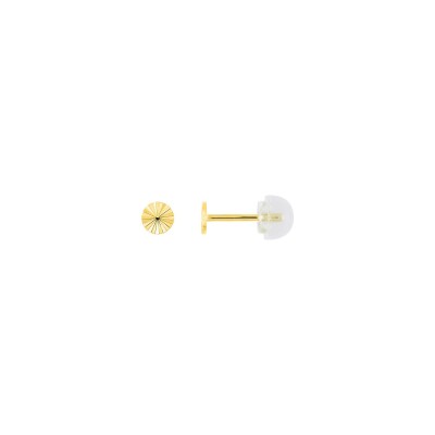 Clous d'oreilles en or jaune
