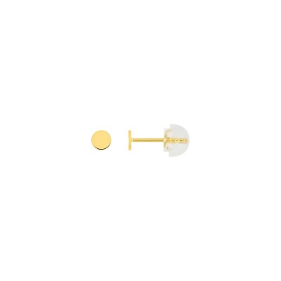 Clous d'oreilles en or jaune