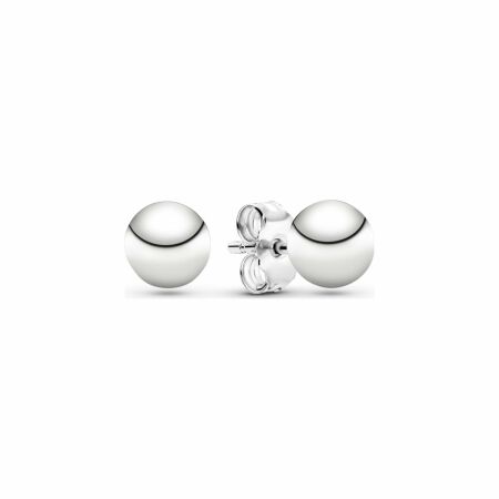 Boucles d'oreilles clous Purely Pandora perle classique en argent