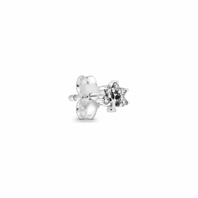 Boucles d'oreilles Pandora Me clou individuel ma nature en argent et oxyde de zirconium