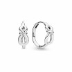 Boucles d'oreilles créoles Pandora Passions nœud infini en argent