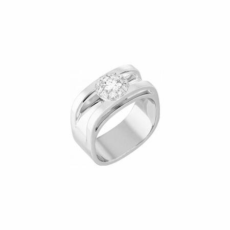 dinh van Capucine ring, white gold, diamonds