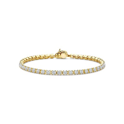 Bracelet Ti Sento en argent doré et oxyde de zirconium