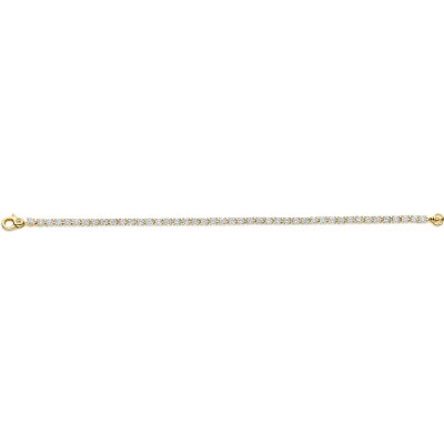 Bracelet Ti Sento en argent doré et oxyde de zirconium
