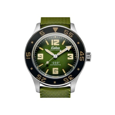 Montre Eska Watches Amphibian 250 Green Turtle 1095-2