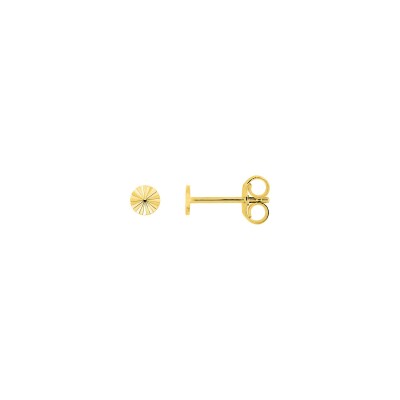Clous d'oreilles en or jaune