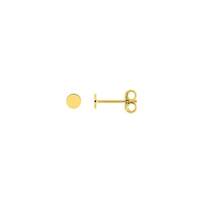 Clous d'oreilles en or jaune