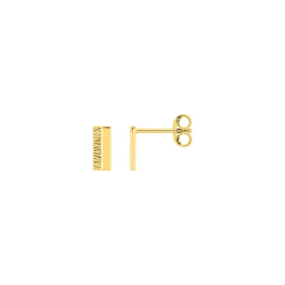 Clous d'oreilles en or jaune