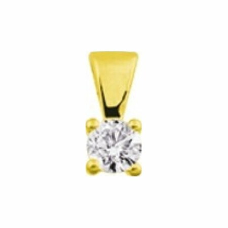 Pendentif en or jaune et diamants