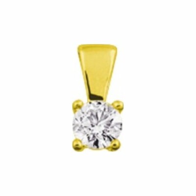 Pendentif en or jaune et diamants