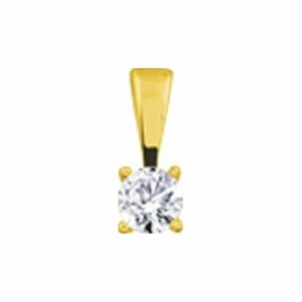 Pendentif en or jaune et diamants