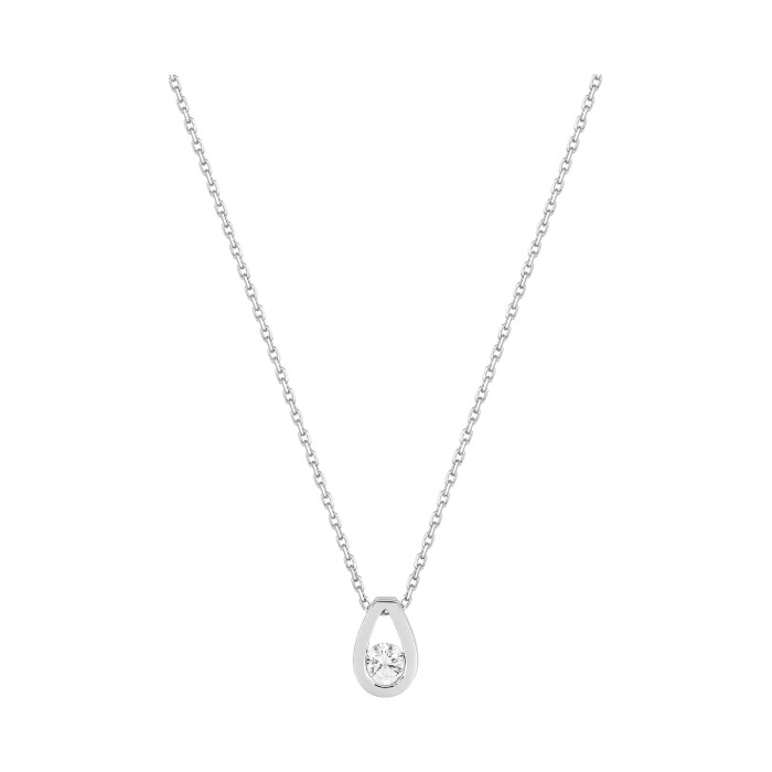 Collier en or blanc et diamant