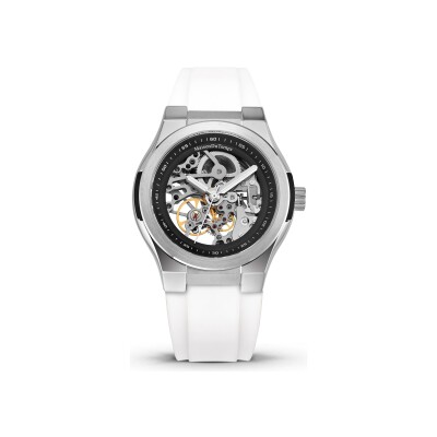 Montre Maison du Temps MTEpsilon Skeleton Silicone Blanc