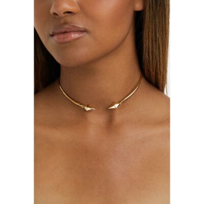 Collier chocker Fullord Masaï en or jaune