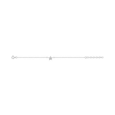 Bracelet en argent rhodié