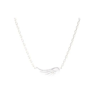 Collier en argent rhodié