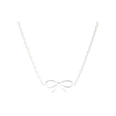 Collier en argent rhodié