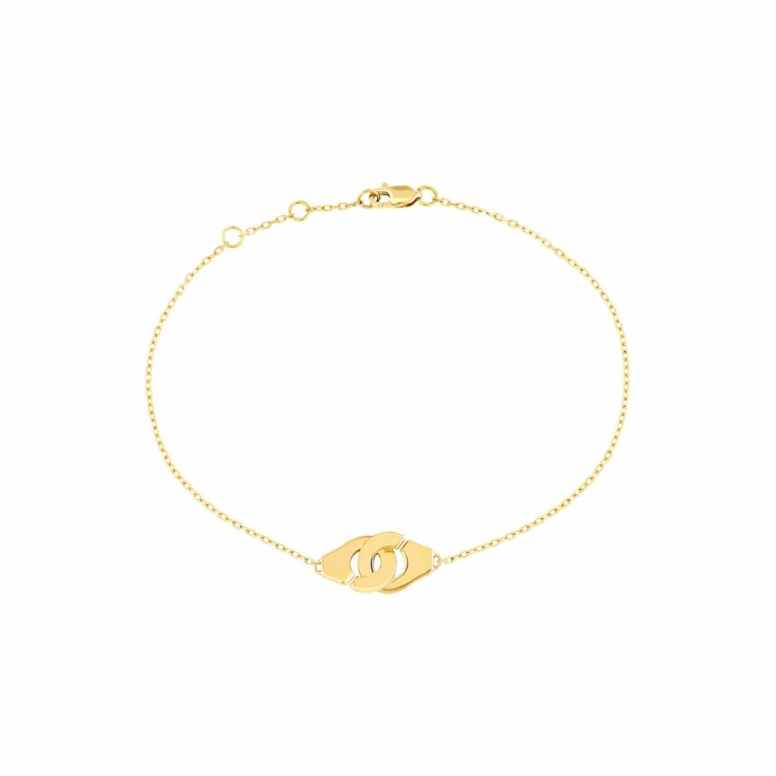 Menottes dinh van R8 cable chain bracelet, yellow gold
