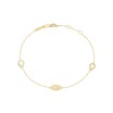 Bracelet dinh van Menottes R5 en or jaune