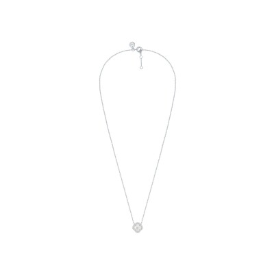 Collier Morganne Bello Victoria Diamants en or blanc, nacre et diamants