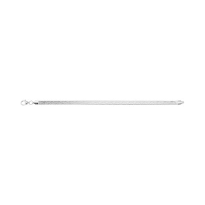 Bracelet en argent rhodié