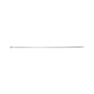 Bracelet en argent rhodié