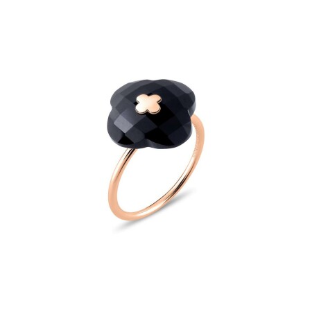 Bague Morganne Bello Victoria en or rose et onyx