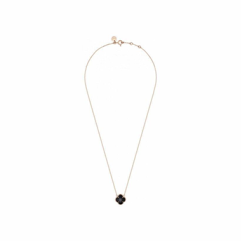 Collier Morganne Bello Victoria en or rose et onyx