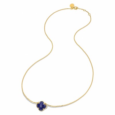 Collier Morganne Bello Victoria en or jaune et lapis lazuli