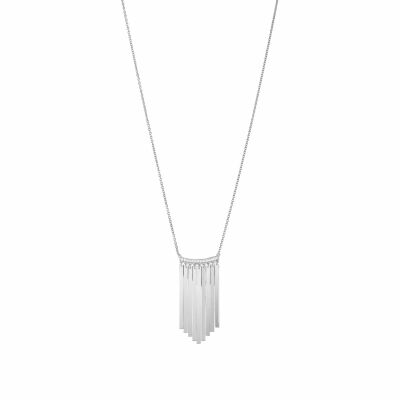 Collier Murat en argent et oxydes de zirconium