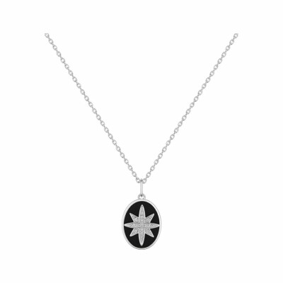 Collier Murat en argent et oxyde de zirconium