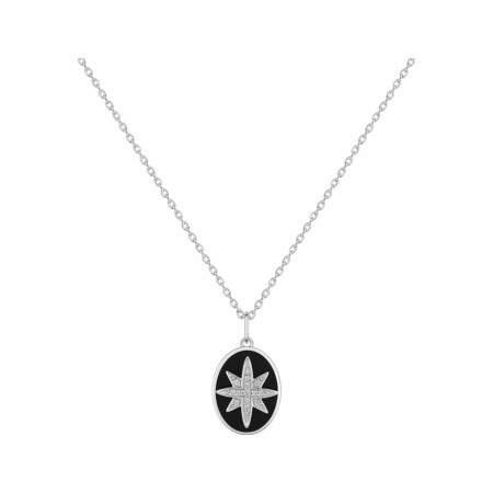 Collier Murat en argent et oxyde de zirconium