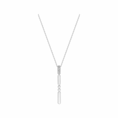 Collier en argent et oxyde de zirconium